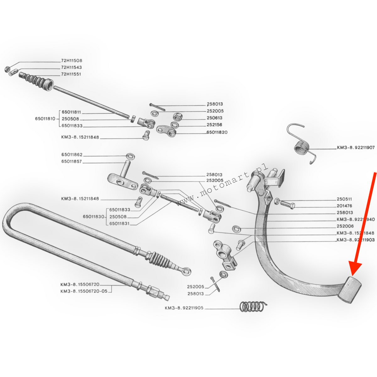Gear shift lever rubber Dnepr MT K750 M72 Ural brake box